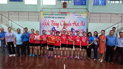 Cụm thi đua Khối trường THCS tổ chức thành công giải bóng chuyền hơi nữ trong CNVCLĐ